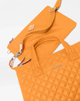 Small Sutton Deluxe Sunset Orange Tote & Satchel MZ Wallace