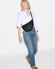 Metro Smile Bag Black Hobo & Shoulder MZ Wallace
