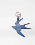 Bird Charm Multi Leather Blue Bag Charms MZ Wallace