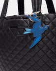 Bird Charm Multi Leather Blue Bag Charms MZ Wallace