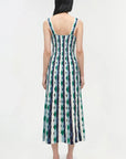Christina Knit Midi Dress Kelly Green Multi Dresses - Midi Simkhai
