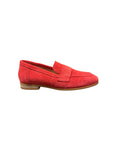 Ardelle Red Suede Flats - Loafer Cordani