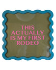 First Rodeo Large Lacquer Tray Home Decor - Bowls, Trays & Vases Furbish