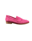 Ardelle Fuschia Suede Flats - Loafer Cordani