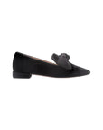 Church Loafer Black Velvet Flats - Loafer French Sole
