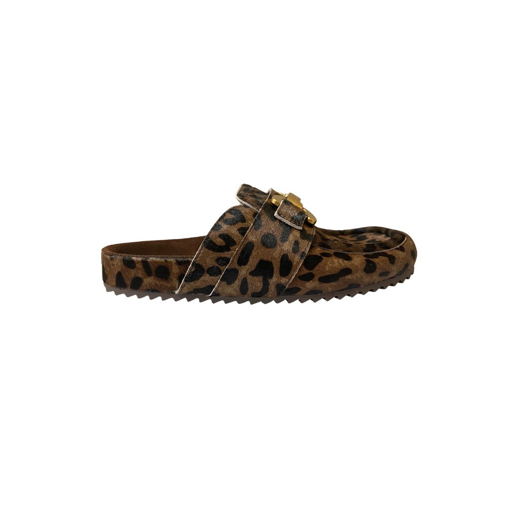 Mule Slippers Printed Pony Leopard – Peter Kate display picture 3
