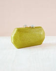 Straw Clutch Matcha