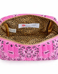 Bandana Cosmetic Everyday Travel Pouch Indie Pink Cosmetic Ellison&Young
