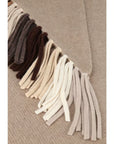 Triangle Fringe Multi Scarf Gravel Scarves Hurray