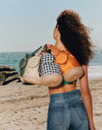 Waverly Espadrille Bucket Bag Agave Green Crossbody MZ Wallace