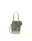 Waverly Espadrille Bucket Bag Agave Green Crossbody MZ Wallace