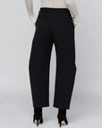 Colby Barrel Trouser Black Pants - Trousers L'Agence