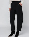 Colby Barrel Trouser Black Pants - Trousers L'Agence