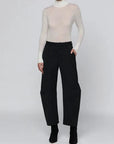 Colby Barrel Trouser Black Pants - Trousers L'Agence
