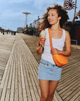 Small Metro Smile Bag Sunset Orange