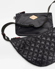 Small Metro Smile Bag Black Hobo & Shoulder MZ Wallace