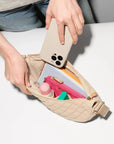 Small Metro Smile Bag Buff Hobo & Shoulder MZ Wallace