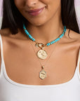 Gumdrop Beaded Necklace Turquoise Necklaces Jane Win