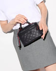 Metro Train Case Black Crossbody MZ Wallace