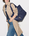 Medium Metro Travel Tote Navy Tote & Satchel MZ Wallace