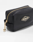Mini Ava Zip Pouch Black Cosmetic MZ Wallace