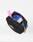 Mini Ava Zip Pouch Black Cosmetic MZ Wallace