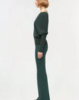 Lavina Off Shoulder Sweater Emerald Sweater - Crewneck Simkhai