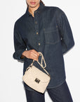Mini Crosby Lock Shoulder Sand Crossbody MZ Wallace