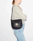 Crosby Lock Saddle Black Crossbody MZ Wallace