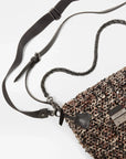 Crosby Lock Saddle Sequin Winter Boucle Crossbody MZ Wallace