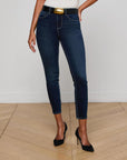 Margot Cropped Skinny Jean Bolton Denim - Skinny L'Agence