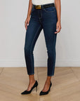 Margot Cropped Skinny Jean Bolton Denim - Skinny L'Agence