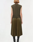 Perrie Cashmere Vest Olive Sweater - Vest Simkhai
