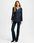 Nalani Dickey Jacket Navy Jackets - Blazers Veronica Beard