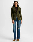 Duane Suede Dickey Jacket Cypress Jackets - Blazers Veronica Beard