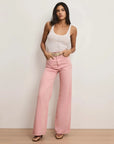 Suede Resin Arch Belt Stone Khaki Belts Veronica Beard