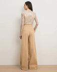 Meryl Top Champagne Tops - Blouses Veronica Beard
