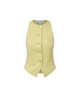 Hartwell Vest Pistachio Tops - Vests Veronica Beard