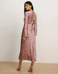 Gemma Midi Dress Orchid Haze Multi Dresses - Midi Veronica Beard