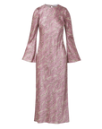 Gemma Midi Dress Orchid Haze Multi Dresses - Midi Veronica Beard