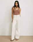 Sandra Knit Tank Chai Tops - Tanks Veronica Beard