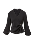 Drew Top Black Tops - Blouses Veronica Beard