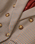 Miller Houndstooth Dickey Jacket Rust/Navy Multi