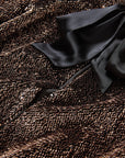 Bancroff Sequin Jacket Copper/Black