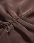 June Midi Dress Espresso Dresses - Midi Veronica Beard