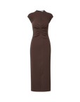 June Midi Dress Espresso Dresses - Midi Veronica Beard