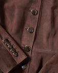 Quinn Suede Peplum Jacket Espresso Jackets - Blazers Veronica Beard
