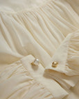 Brooks Blouse Dove White Tops - Blouses Veronica Beard