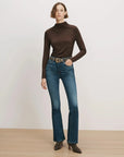 Mylie Top Espresso Tops - Turtleneck Veronica Beard
