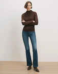 Mylie Top Espresso Tops - Turtleneck Veronica Beard